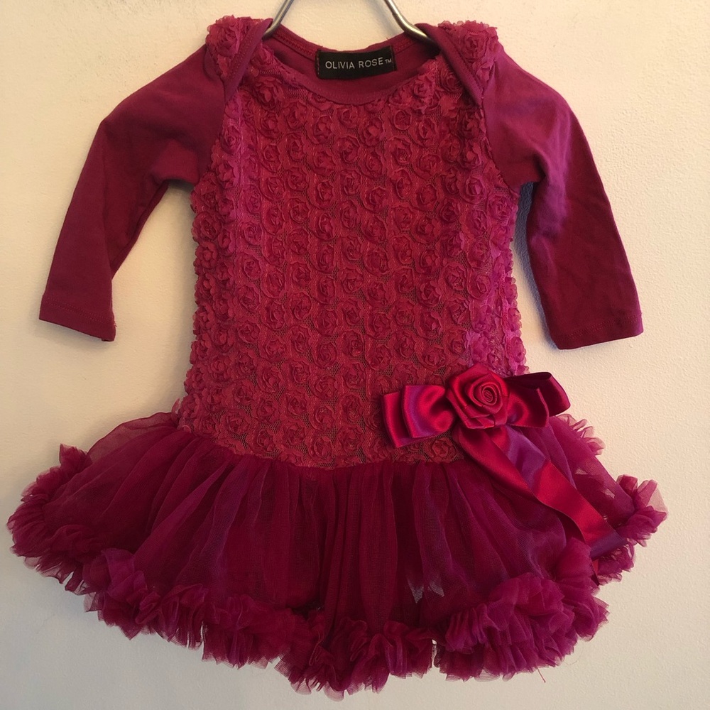 Olivia Rose tulle baby dress 3-6M